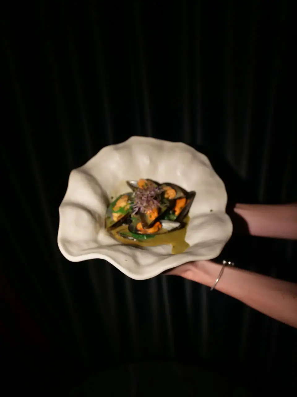 Mejillones en salsa thai